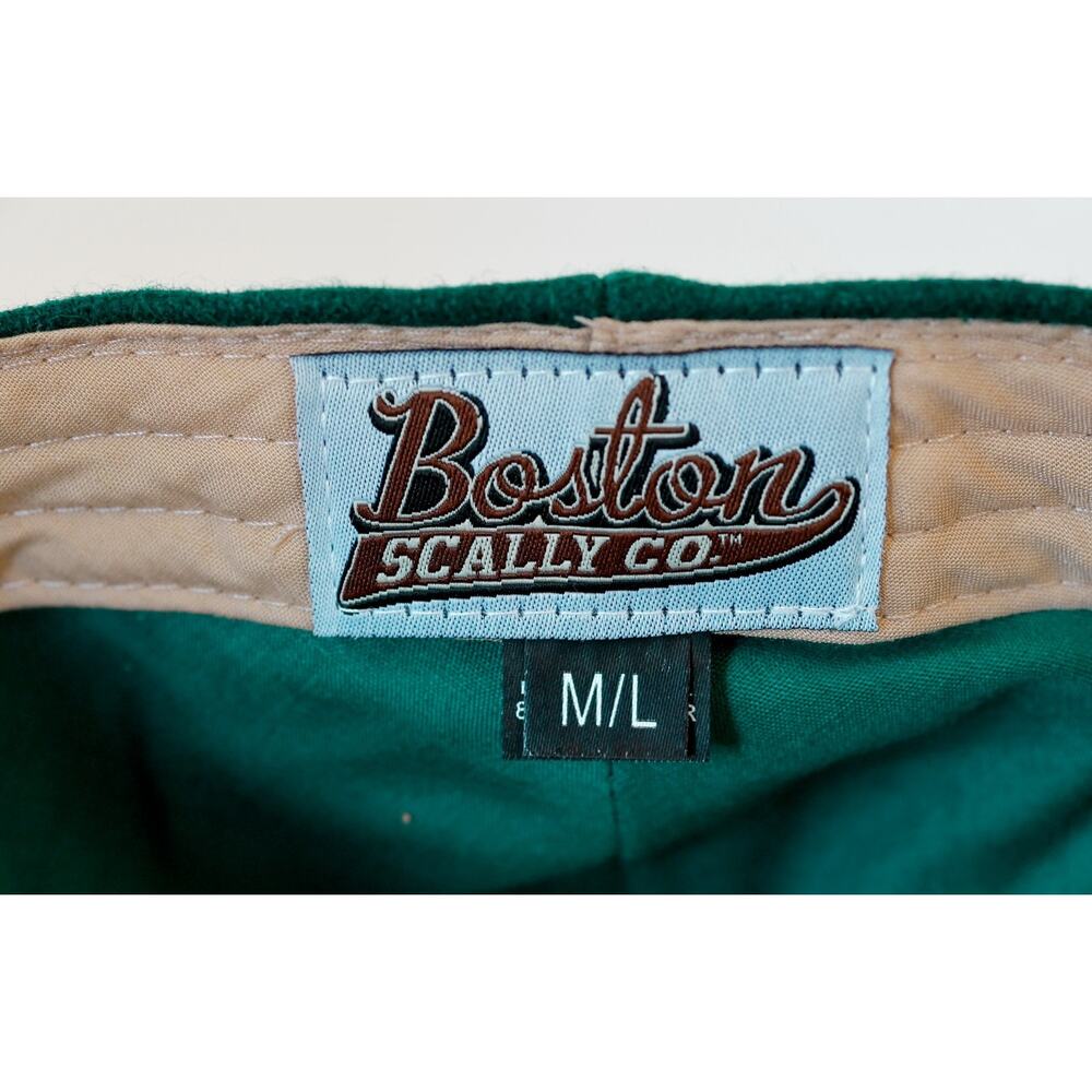 Boston Scally The Craic Pin Plaid Newsboy Cap M/L Preppy Gatsby Wool Blend Hat - Picture 3 of 16